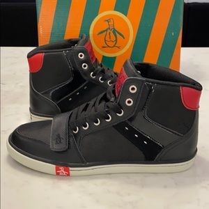 Penguin Moby Hi Size 9.5 Black/Red Style PCIR200-1